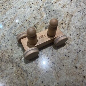 Kiwico Panda Crate Wooden Push Toy Car Rolling Montessori People Replacement